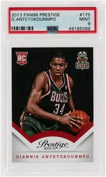 2013 PANINI PRESTIGE GIANNIS ANTETOKOUNMPO #175 ROOKIE CARD PSA MINT 9.