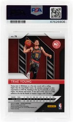 2018 PANINI PRIZM TRAE YOUNG #78 ROOKIE CARD PSA MINT 9.