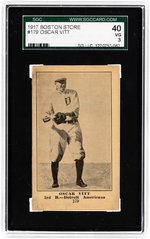 1917 H801-8 BOSTON STORE OSCAR VITT #179 SGC 40 VG 3.