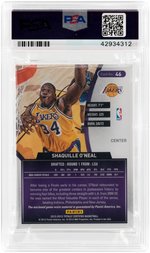 2012 PANINI TOTALLY CERTIFIED SHAQUILLE O'NEAL HOF #46 MATERIALS - RED PSA GEM MT 10 (JERSEY PIECE).