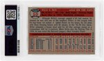 1957 TOPPS WILLIE MAYS (HOF) #10 PSA EX 5.