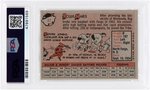 1958 TOPPS ROGER MARIS #47 ROOKIE CARD PSA EX-MT 6.