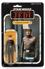 "STAR WARS: RETURN OF THE JEDI" IMPERIAL COMMANDER 77 BACK-A CARD.