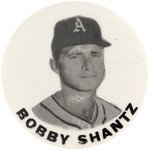 1950s BOBBY SHANTZ PM10 STADIUM BUTTON.