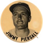 1950s JIMMY PIERSALL PM10 STADIUM BUTTON.