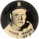 1950s JACKIE JENSEN PM10 STADIUM BUTTON.