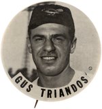 1960s GUS TRIANDOS PM10 STADIUM BUTTON.