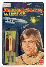 "BATTLESTAR GALACTICA - LT. STARBUCK" ACTION FIGURE ON CARD.