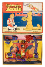 “LITTLE ORPHAN ANNIE KNITTING OUTFIT.”