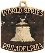 1976 "PHILADELPHIA PHILLIES WORLD SERIES" PHANTOM PRESS CHARM.