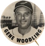 1950s GENE WOODLING PM10 STADIUM BUTTON.