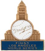 1959 LOS ANGELES DODGERS "FIRST"  WORLD SERIES BROOCH.