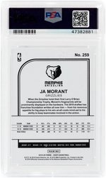 2019 PANINI HOOPS JA MORANT #259 ROOKIE CARD PSA NM-MINT+ 8.5.