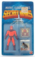 "MARVEL SUPER HEROES SECRET WARS - MAGNETO" ACTION FIGURE ON CARD.