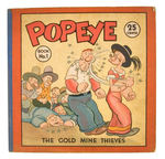 “POPEYE BOOK NO. 1/THE GOLD MINE THIEVES” DAVID McKAY CO. REPRINT BOOK.