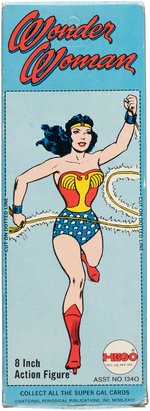 MEGO "WORLD'S GREATEST SUPER-GALS" WONDER WOMAN BOXED ACTION FIGURE.