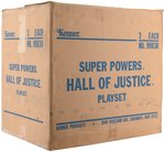 "SUPER POWERS COLLECTION - HALL OF JUSTICE" SHIPPING BOX.