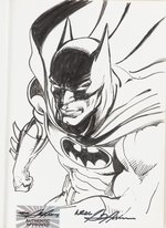 "BATMAN: FROM THE 30's TO THE 70's" HARDCOVER BOOK SIGNED BY THREE AND SKETCHED BY NEAL ADAMS.