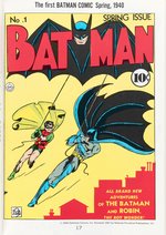 "BATMAN: FROM THE 30's TO THE 70's" HARDCOVER BOOK SIGNED BY THREE AND SKETCHED BY NEAL ADAMS.