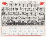 1950 ROCHESTER RED WINGS BASEBALL TEAM PHOTO PREMIUM.