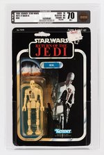 "STAR WARS: RETURN OF THE JEDI - 8D8" 77 BACK-A AFA 70 Y-EX+.