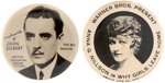 JOHN GILBERT POCKET MIRROR "THE BIG PARADE" & ANNA NILLSON (sic) GAME "WHY GIRLS LEAVE HOME".