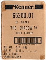 THE SHADOW CASE OF 12 ACTION FIGURES BY KENNER.