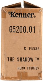 THE SHADOW CASE OF 12 ACTION FIGURES BY KENNER.