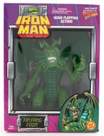 TOY BIZ IRON MAN DRAGON SERIES FIN FANG FOOM FIGURE IN BOX.