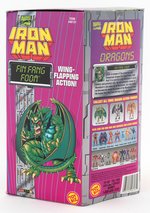 TOY BIZ IRON MAN DRAGON SERIES FIN FANG FOOM FIGURE IN BOX.