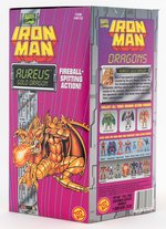 TOY BIZ IRON MAN DRAGON SERIES AUREUS FIGURE IN BOX.