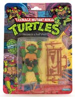 "TEENAGE MUTANT NINJA TURTLES - RAPHAEL" SERIES 1 10 BACK CARDED ACTION FIGURE.