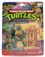 "TEENAGE MUTANT NINJA TURTLES - MICHAELANGELO" SERIES 1/10 BACK CARDED ACTION FIGURE.