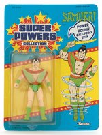 "SUPER POWERS - SAMURAI" CARDED ACTION FIGURE.