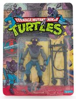 "TEENAGE MUTANT NINJA TURTLES - FOOT SOLDIER" SERIES 1 44 BACK CARDED ACTION FIGURE.