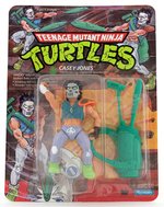 "TEENAGE MUTANT NINJA TURTLES - CASEY JONES" SERIES 2 19 BACK CARDED ACTION FIGURE.