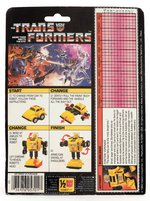 "TRANSFORMERS" GENERATION 1 AUTOBOT BUMBLEBEE (RED) CARDED ACTION FIGURE.