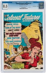 COLOSSAL FEATURES MAGAZINE #3 SEPTEMBER 1950 CGC 8.5 VF+ DAVIS CRIPPEN ("D" COPY).