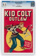 KID COLT OUTLAW #3 DECEMBER 1948 CGC 8.5 VF+.