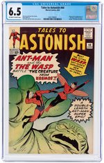 TALES TO ASTONISH #44 JUNE 1963 CGC 6.5 FINE+ (FIRST WASP).