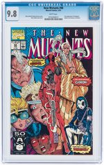 NEW MUTANTS #98 FEBRUARY 1991 CGC 9.8 NM/MINT (FIRST DEADPOOL).