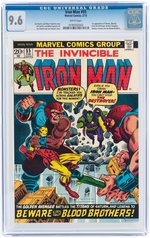 IRON MAN #55 FEBRUARY 1973 CGC 9.6 NM+ (FIRST THANOS & DRAX THE DESTROYER).