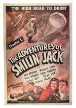 "THE ADVENTURES OF SMILIN JACK" MOVIE SERIAL POSTER.