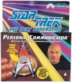 STAR TREK: THE NEXT GENERATION - PERSONAL COMMUNICATOR NEAR COMPLETE PLAYMATES SHIPPING CARTON.