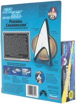 STAR TREK: THE NEXT GENERATION - PERSONAL COMMUNICATOR NEAR COMPLETE PLAYMATES SHIPPING CARTON.