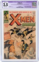 X-MEN #1 SEPTEMBER 1963 CGC RESTORED 2.5 SLIGHT (C-1) GOOD+ (FIRST X-MEN & MAGNETO).