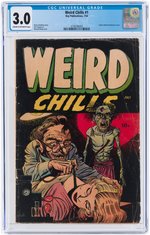 WEIRD CHILLS #1 JULY 1954 CGC 3.0 GOOD/VG.