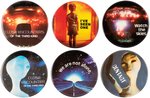 "CLOSE ENCOUNTERS OF THE THIRD KIND" BUTTON LOT OF 6.