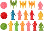"BUCK ROGERS IN THE 25TH CENTURY" FIGURAL PENCIL "SPACE TOPPERS".