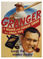 ST. LOUIS CARDINALS JOHNNY MIZE "GRANGER" TOBACCO SIGN.